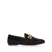 Brun Loafer Sko Elegant Stil