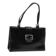 Pre-owned Stof fendi-tasker