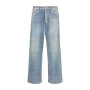 Cargo stretch denim jeans til mænd