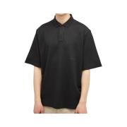 Sort Ghost Polo Shirt, Elegant Stil