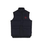 Puff Vest Club Dogo Sort Nylon