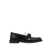 Elegant flade læder loafers