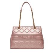 Ada Skuldertaske i Metallic Pink