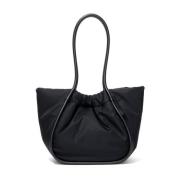 Rynket Nylon Tote Taske