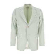 Mint Grøn Uld Blazer