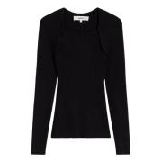 Moderne Ribstrikket Sweater