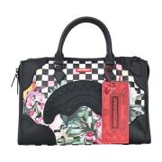 Miami Flowers Mini Triangle Duffle Taske