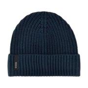 Patch Logo Beanie - Blå