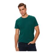 Broderet logo slim fit jersey t-shirt