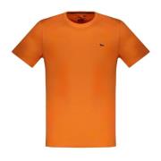 T-SHIRT KORTÆRMET MÆND ORANGE