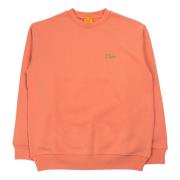 Pink Clay Logo Crewneck Sweater