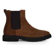 Suede Chelsea Boot med Lynlåslukning