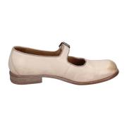 Vintage Læder Ballet Flats til Kvinder