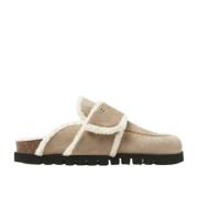 Teddy Fur Slip-On Sko