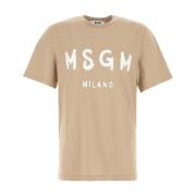 Bomuld Beige T-shirt