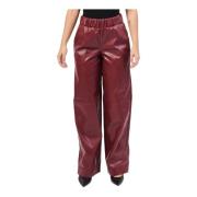 Bordeaux Wide Leg Trousers