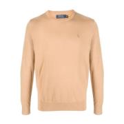 Brun Casual Sweater med Lange Ærmer