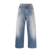 Blå Straight Jeans Ankled D'arcy