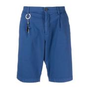 Afslappede Bermuda Shorts i Blå