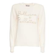 Beige New Queen Sweater Strikvarer