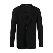 Elegant Sort Blazer med Elastan