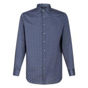 Paisley Print Casual Langærmet Skjorte