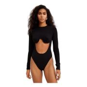 Sort Cutout Bodysuit