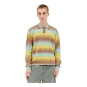 Ombre Polo Sweater Uldblanding Strik