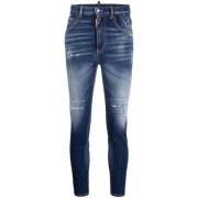 Blå Skinny Twiggy Jeans