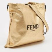 Pre-owned Stof fendi-tasker