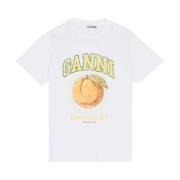 Bomuld Peach T-Shirt