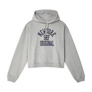 Original Hoodie Strik med Frontlomme