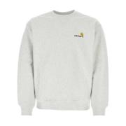 Script Sweatshirt med amerikansk broderi