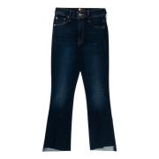 Moderne Fray Straight Jeans