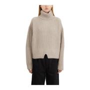 Kashmir og uld turtleneck sweater