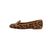 Leopard Print Ballerina Sko