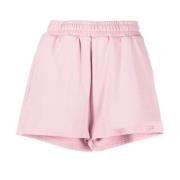 Pink Bomuld Afslappet Pasform Shorts