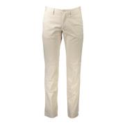 Beige Chino Bukser, Slim Fit, 5 Lommer