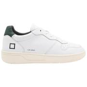 Court Mono White Green Sneakers