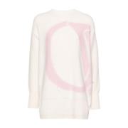 Naturligt Logo Maxi Pink Sweater