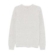 Hvid Uld-Kashmir Sweater