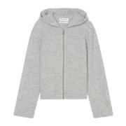 Oversized hættetrøje cardigan