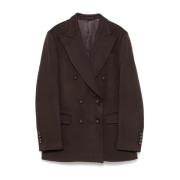 Brun Uld-Kashmir Blazer