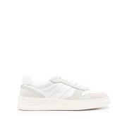 Hvide tofarvede sneakers