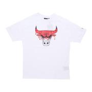 Chicago Bulls Logo T-shirt Hvid/Rød