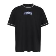 Sort Logo Bomuld T-shirt