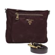 Pre-owned nylon prada-tasker