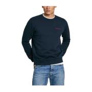 Klassisk Herre Sweatshirt med Broderet Logo