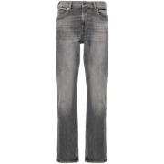 Grå Slim Fit Denim Jeans