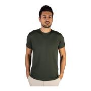 Slim-fit Bomuld Pique T-shirt